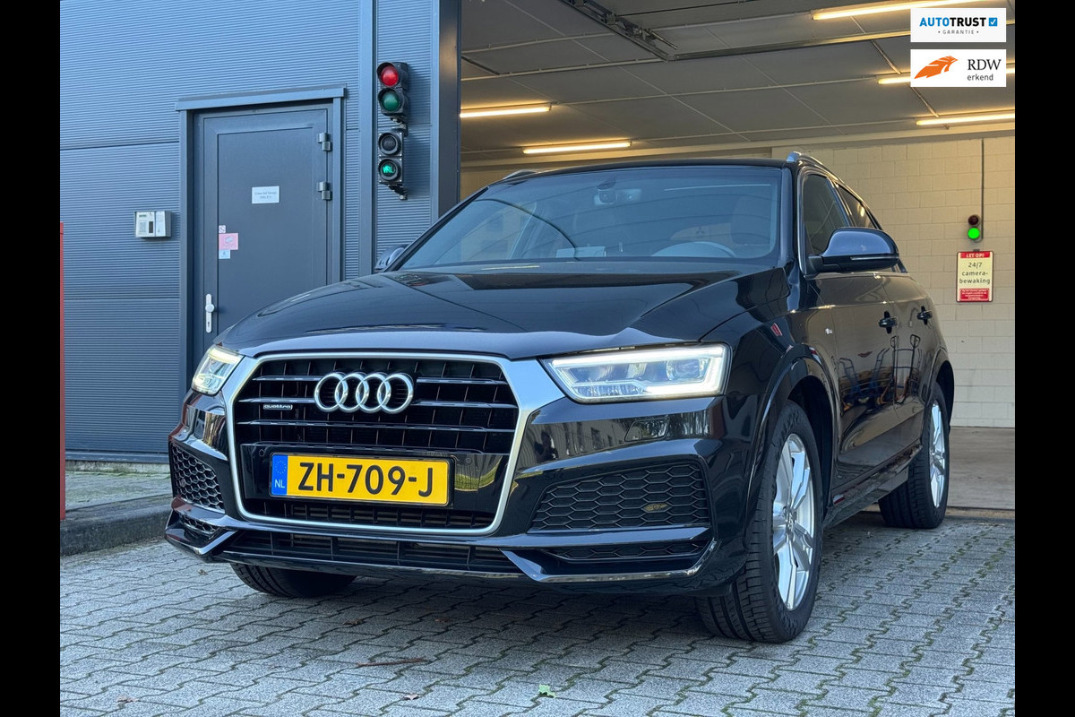 Audi Q3 2.0 TFSI QUATTRO / 3X S-LINE / PANO / KEYLESS / CAMERA / AFN. TREKHAAK / STOELVERW. / LEDER-ALCANTARA / DEALER ONDERH. !
