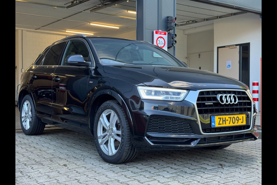 Audi Q3 2.0 TFSI QUATTRO / 3X S-LINE / PANO / KEYLESS / CAMERA / AFN. TREKHAAK / STOELVERW. / LEDER-ALCANTARA / DEALER ONDERH. !