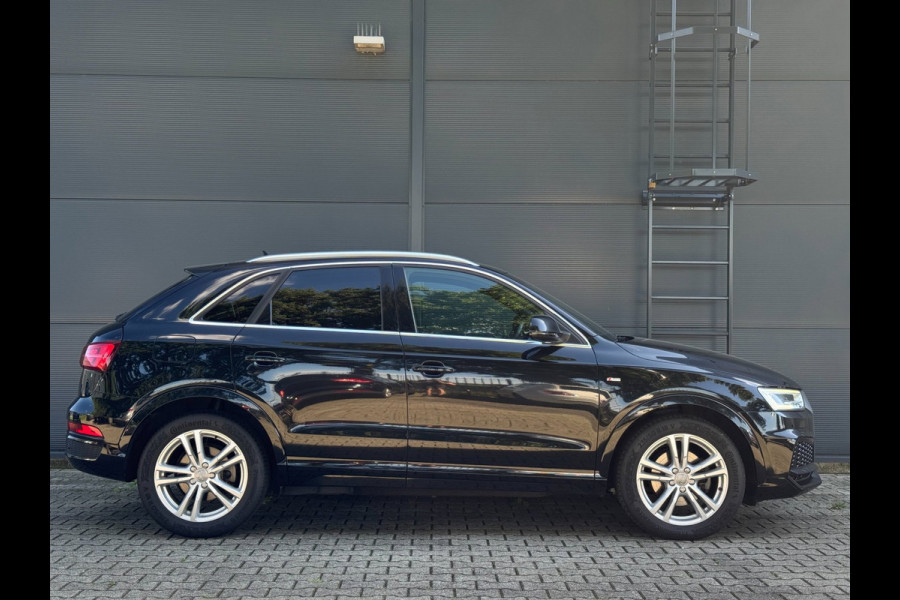 Audi Q3 2.0 TFSI QUATTRO / 3X S-LINE / PANO / KEYLESS / CAMERA / AFN. TREKHAAK / STOELVERW. / LEDER-ALCANTARA / DEALER ONDERH. !