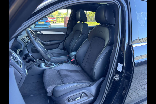 Audi Q3 2.0 TFSI QUATTRO / 3X S-LINE / PANO / KEYLESS / CAMERA / AFN. TREKHAAK / STOELVERW. / LEDER-ALCANTARA / DEALER ONDERH. !