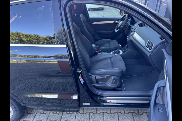 Audi Q3 2.0 TFSI QUATTRO / 3X S-LINE / PANO / KEYLESS / CAMERA / AFN. TREKHAAK / STOELVERW. / LEDER-ALCANTARA / DEALER ONDERH. !