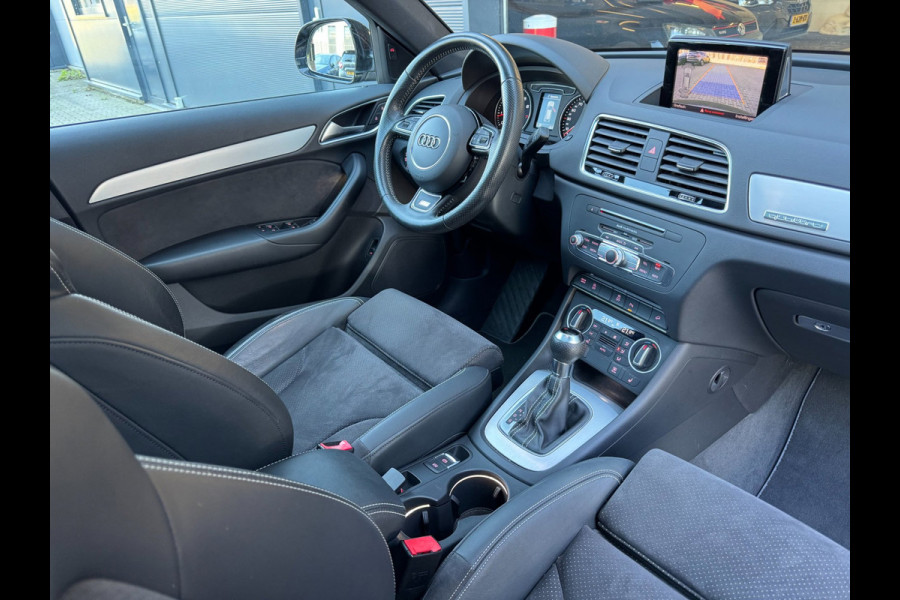 Audi Q3 2.0 TFSI QUATTRO / 3X S-LINE / PANO / KEYLESS / CAMERA / AFN. TREKHAAK / STOELVERW. / LEDER-ALCANTARA / DEALER ONDERH. !