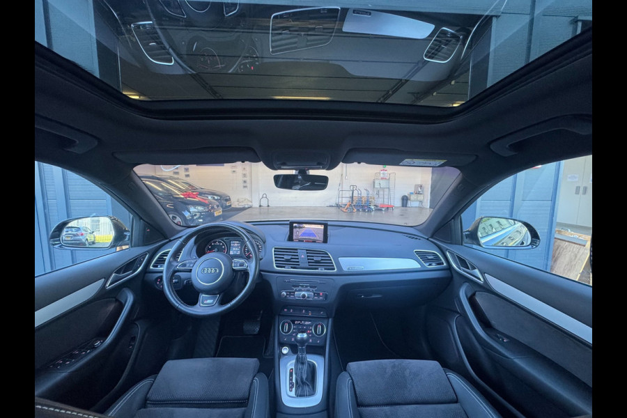Audi Q3 2.0 TFSI QUATTRO / 3X S-LINE / PANO / KEYLESS / CAMERA / AFN. TREKHAAK / STOELVERW. / LEDER-ALCANTARA / DEALER ONDERH. !