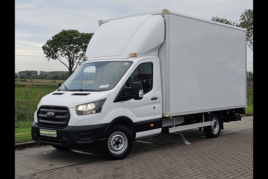 Ford Transit 350 2.0 TDCI Ambiente Skeletal Airco, Oh-historie, Laadklep, Zijdeur, Spoiler, Lat-om-Lat Betimmerd, NAP, Euro6,