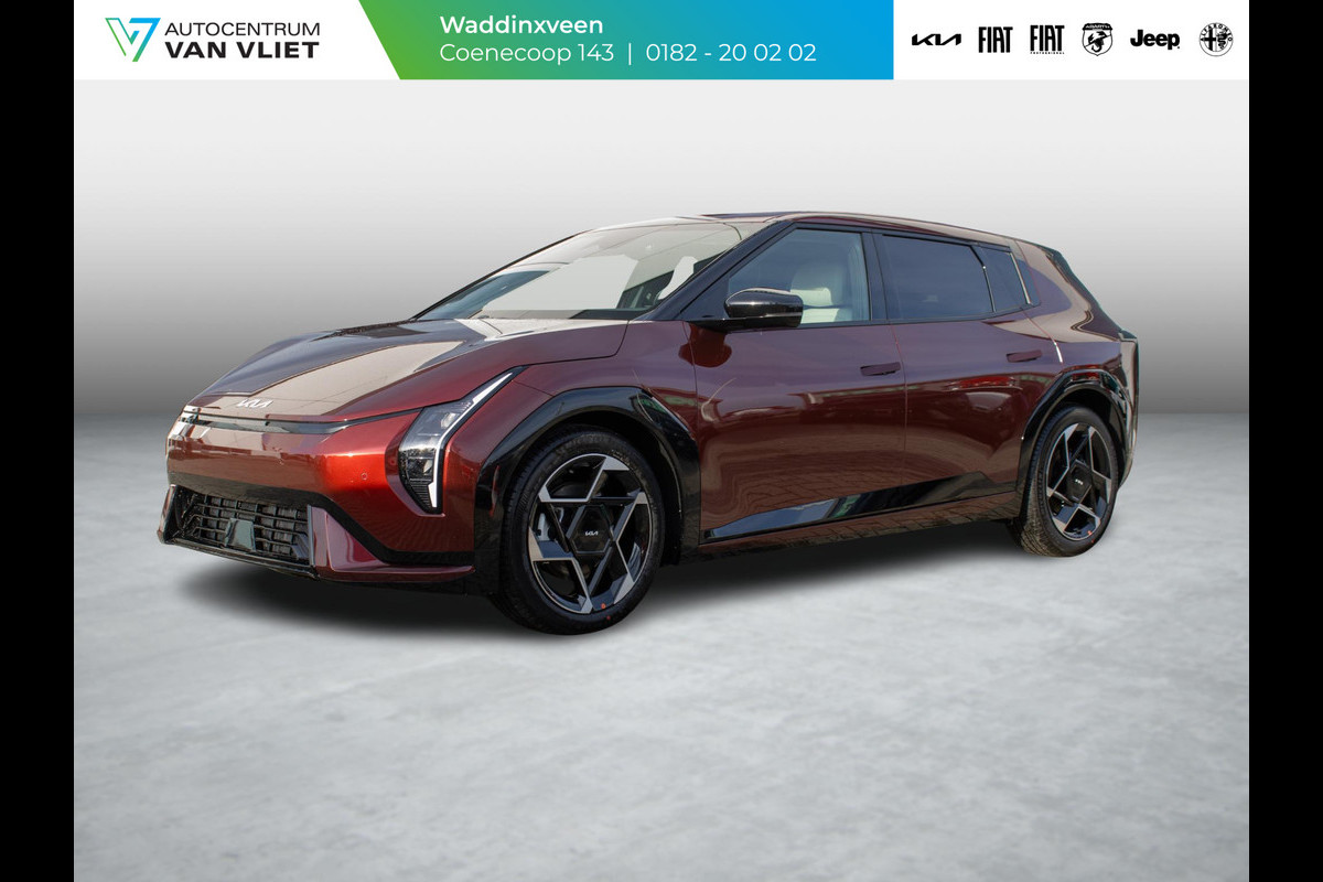 Kia EV4 GT-Line Business Edition 81.4 kWh | DIRECT LEVERBAAR | Navi. | Stoel&Stuur Verwarming | Clima. |  Lichtmetalen velgen | LED | Dodehoekassistentie | GT-Line Vegan Lederen Stoelbekleding