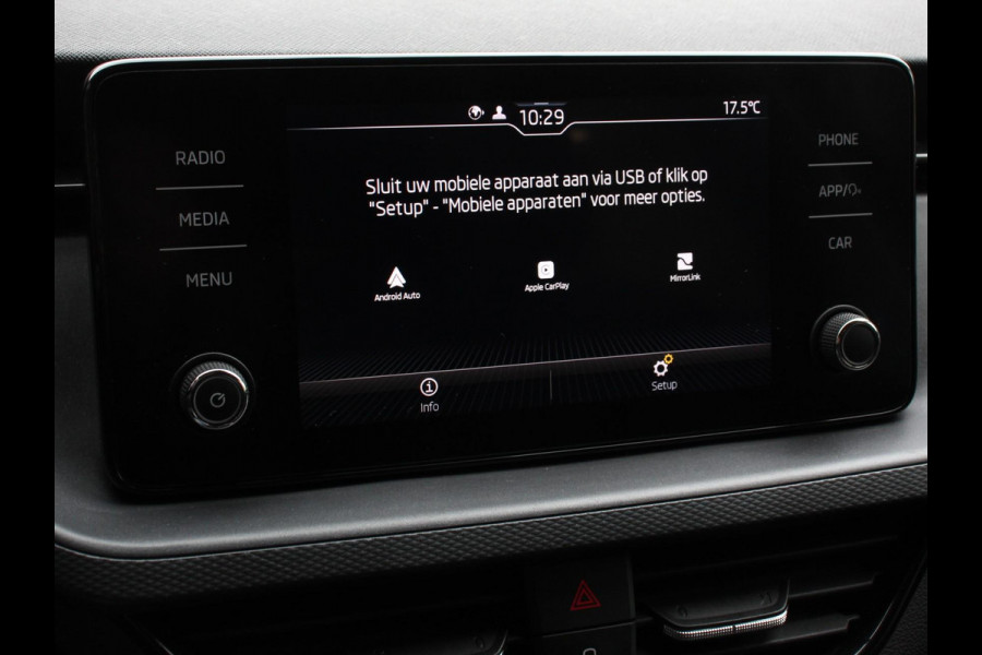 Škoda Kamiq 1.0 TSI 110pk DSG Dynamic Navigatie Apple Carplay/Android Auto Camera Adaptive Cruise Control Stoelverwarming Ledverlichting