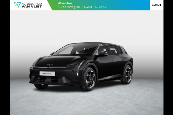 Kia EV4 GT-Line Business Edition 81.4 kWh | Navi. | Clima. | Stoel&Stuur Verwarming | Adapt. Cruise. | Dodehoekassistentie | Privacy Glass | GT-Line Vegan Lederen Bekleding