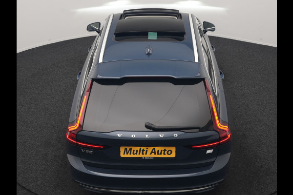 Volvo V90 T8 AWD Ultimate Bright LONG RANGE PHEV 350pk | Trekhaak Af Fabriek | Panodak | Adaptive Cruise | 360 Camera | Head Up | Lederen Sportstoelen Memory & Massage & Ventilatie | Bowers & Wilkins | Blis | Keyless | Stuur & Stoelen Verwarmd | Plug In Hybrid |