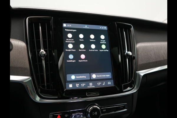 Volvo V90 T8 AWD Ultimate Bright LONG RANGE PHEV 350pk | Trekhaak Af Fabriek | Panodak | Adaptive Cruise | 360 Camera | Head Up | Lederen Sportstoelen Memory & Massage & Ventilatie | Bowers & Wilkins | Blis | Keyless | Stuur & Stoelen Verwarmd | Plug In Hybrid |