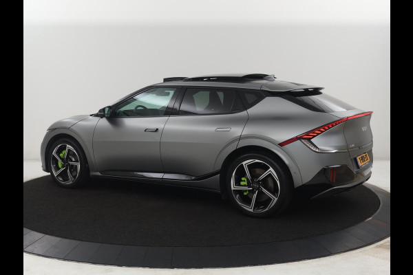 Kia EV6 GT AWD 77.4 kWh | SOH 98.1% | Panoramadak | Alcantara Seats | Head-up | Meridian Surround | Sfeerverlichting | Adaptive cruise | 360 camera | Stuur/stoel verwarming |
