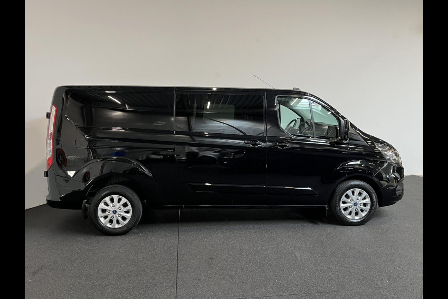 Ford Transit Custom 300 2.0 TDCI L2H1 Limited Dubbele cabine Navigatie Airco 2 Schuifdeuren Trekhaak Parkeersensoren Apple Carplay