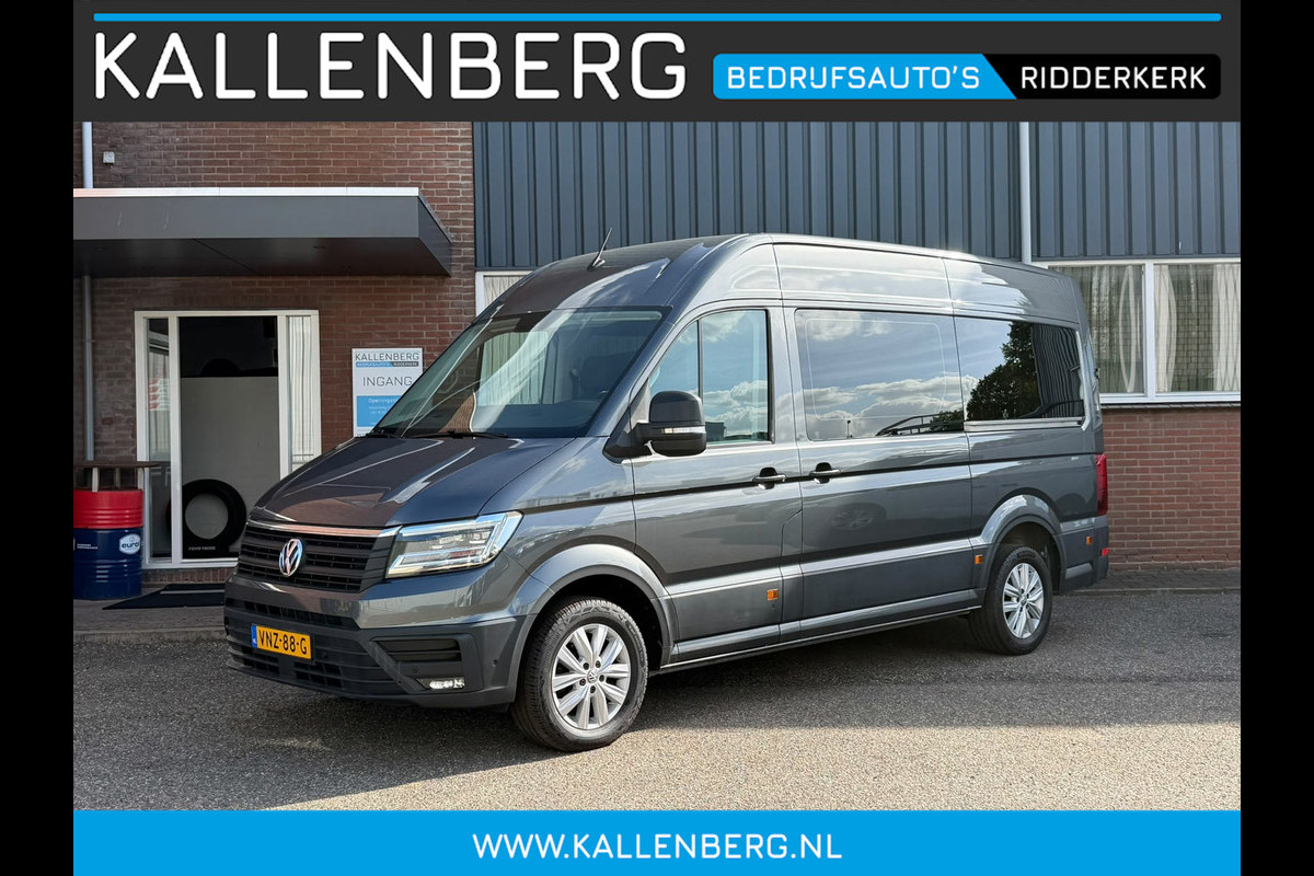 Volkswagen Crafter 35 2.0 TDI L3H3 DC / 6 pers / AUTOMAAT / Trekhaak / Camera