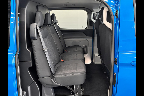 Ford E-Transit Custom 320 L2H1 Aut. Limited 71 kWh DC Dubbele Cabine Full LED Navi Camera LM Velgen PDC VA Cruise Control 2 Schuifdeuren