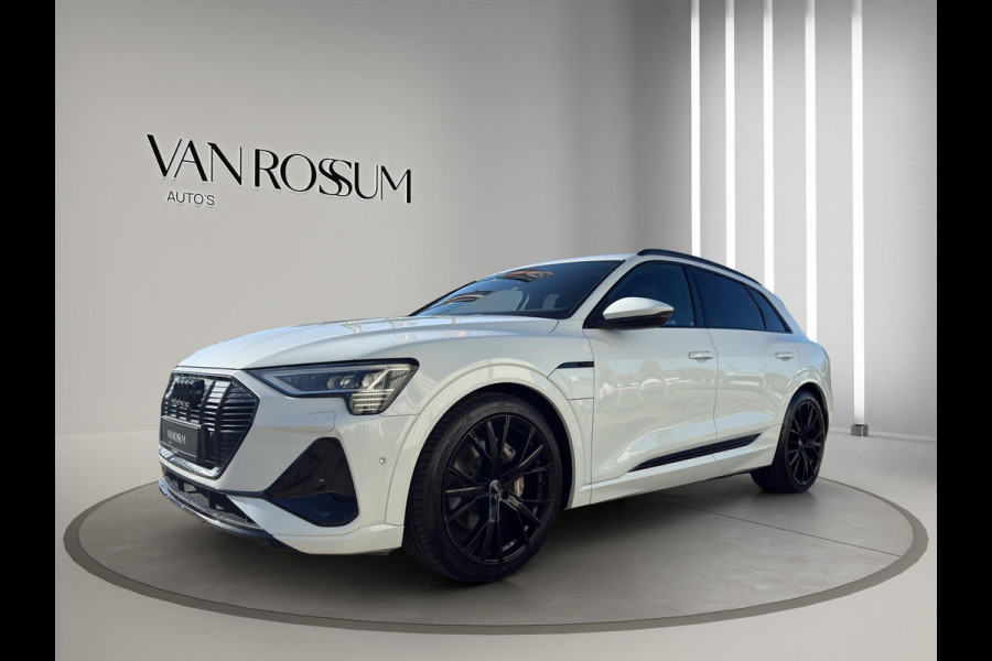 Audi e-tron e-tron 50 quattro Launch edition Black | Pano | S-Line | 22"| Geheugen | 71 KWH | Camera | Nette staat