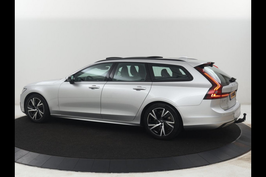 Volvo V90 2.0 B4 R-Design | Panoramadak | Leder | Stuur/stoelverwarming | Trekhaak | harman/kardon | Head-up | Adaptive cruise | 360 camera | Full LED |