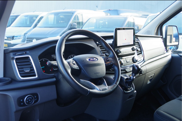 Ford Transit Custom 300 2.0 TDCI L2 3-ZITS, 170PK, 2800KG TREKHAAK, STOELVERWARMING, CAMERA, NAVI, CRUISE, AIRCO, PARKEERSENSOREN, 17''