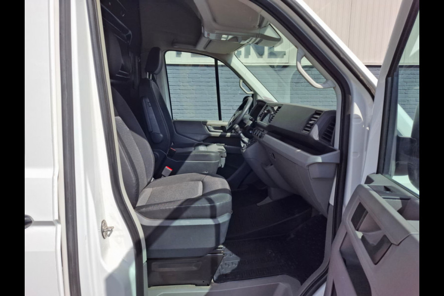 Volkswagen Crafter 35 2.0D L4H3 Extra Lang+Hoog Camera Comfort Stoel Airco Apple Carplay Android Auto Cruise Control Sidebars Navi* Pdc Betonplex Vloer Wandbetimmering Schuifdeur Origineel Nederlandse Auto