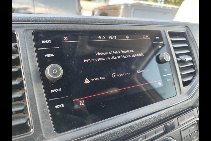 Volkswagen Crafter 35 2.0D L4H3 Extra Lang+Hoog Camera Comfort Stoel Airco Apple Carplay Android Auto Cruise Control Sidebars Navi* Pdc Betonplex Vloer Wandbetimmering Schuifdeur Origineel Nederlandse Auto