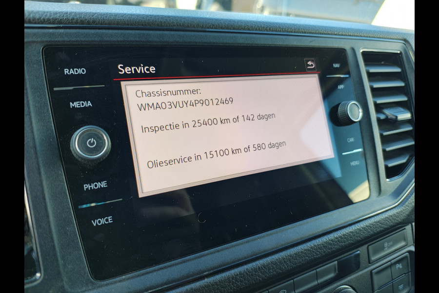 Volkswagen Crafter 35 2.0D L4H3 Extra Lang+Hoog Camera Comfort Stoel Airco Apple Carplay Android Auto Cruise Control Sidebars Navi* Pdc Betonplex Vloer Wandbetimmering Schuifdeur Origineel Nederlandse Auto