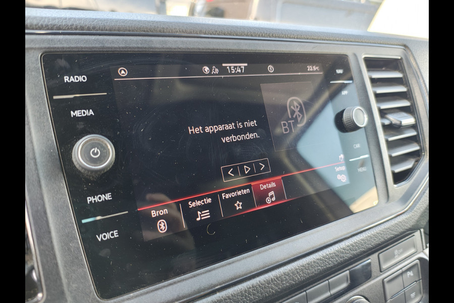 Volkswagen Crafter 35 2.0D L4H3 Extra Lang+Hoog Camera Comfort Stoel Airco Apple Carplay Android Auto Cruise Control Sidebars Navi* Pdc Betonplex Vloer Wandbetimmering Schuifdeur Origineel Nederlandse Auto