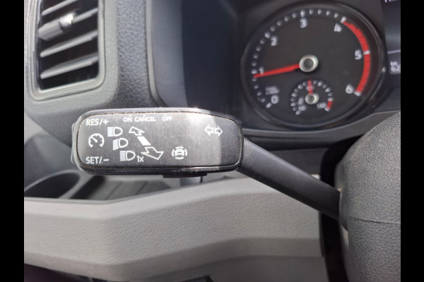 Volkswagen Crafter 35 2.0D L4H3 Extra Lang+Hoog Camera Comfort Stoel Airco Apple Carplay Android Auto Cruise Control Sidebars Navi* Pdc Betonplex Vloer Wandbetimmering Schuifdeur Origineel Nederlandse Auto