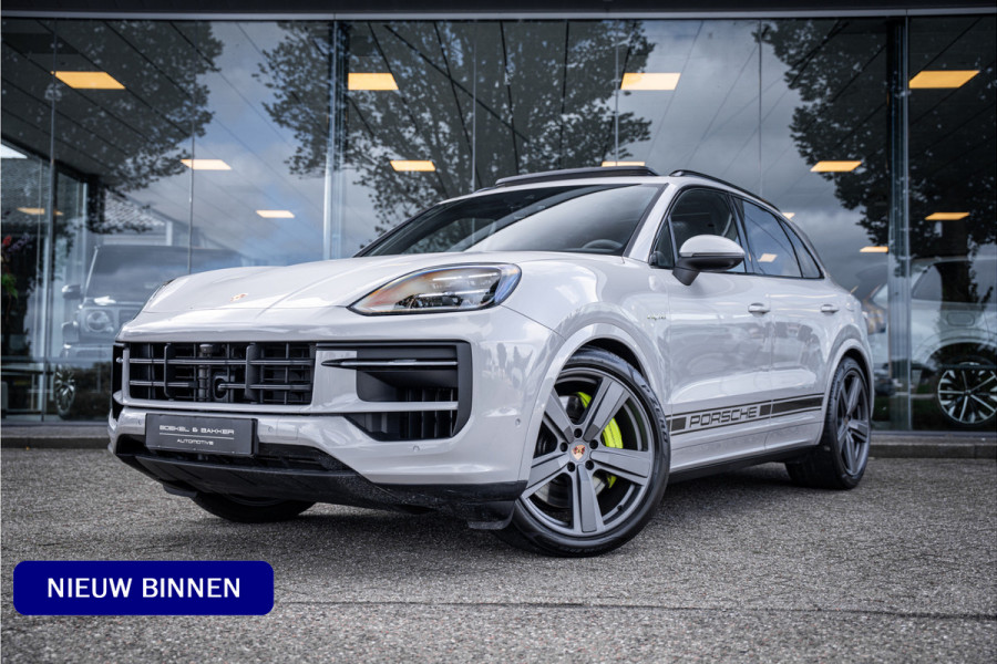 Porsche Cayenne 3.0 S E-Hybrid (519pk) ** Panodak ** Sport Design ** InnoDrive ** Trekhaak ** HUD ** PDLS+ ** 4-wielsturing ** BOSE ** Surround View ** Alcantara Hemel