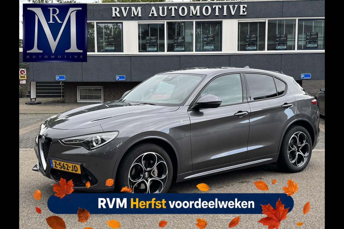 Alfa Romeo Stelvio 2.2 JTD AWD Veloce Automaat | VAN: € 34.900- VOOR: € 32.877,- UW HERFSTVOORDEEL: € 2.023,- | CAMERA| STOEL + STUURVERWARMING + MEMORY| KEY LESS ENTRY | LEDER | ADAPT. CRUISE CONTROL | 12 MND BOVAG GARANTIE