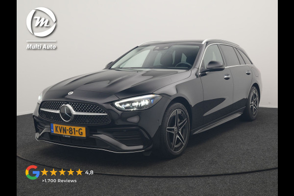 Mercedes-Benz C-Klasse Estate 300 e AMG Line PHEV 313pk Dealer O.H | Trekhaak Af Fabriek | Adaptive Cruise | Camera | Digital Light | Alcantara Sportstoelen Memory & Verwarmd | Keyless | Sfeerverlichting | Apple Carplay | Blis | DAB | 18"L.M | Plug In Hybrid