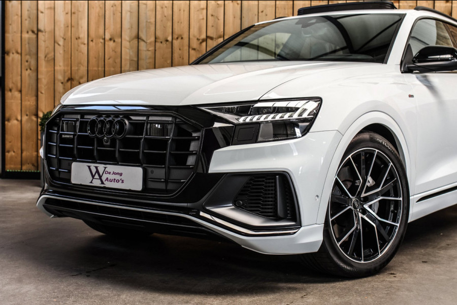 Audi Q8 55 TFSI e Quattro S-Line *Pano*RS-Stoelen*B&O*Soft-Close*360 Camera*