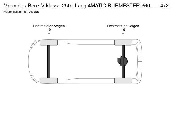 Mercedes-Benz V-Klasse 250d Lang 4MATIC BURMESTER-360-CARBON-360-LEDER