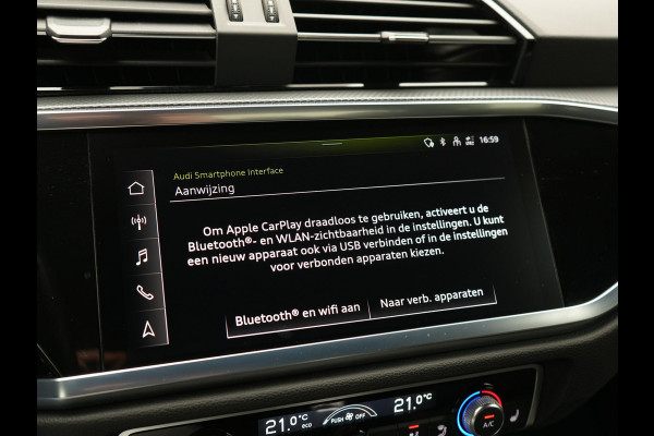 Audi Q3 45 TFSI e 2X S Line PHEV 245pk | Trekhaak Af Fabriek | Adaptive Cruise | Sportstoelen Verwarmd | Apple Carplay | Blis | DAB | Navigatie | Virtual | 18"L.M | Plug In Hybrid