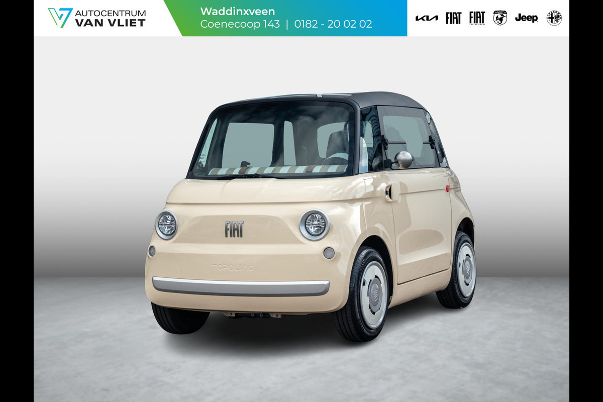 Fiat TOPOLINO Speciale | Uit voorraad leverbaar | Uniek | Beige | Leder Amaretto