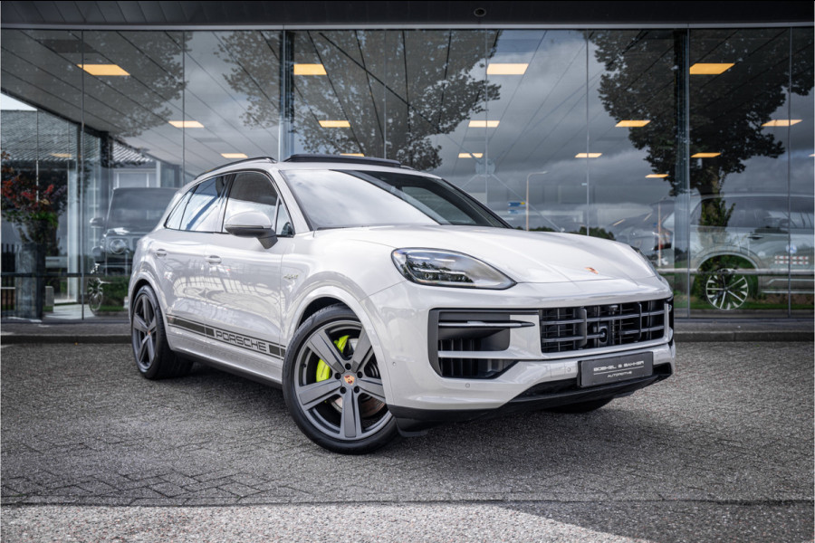 Porsche Cayenne 3.0 S E-Hybrid (519pk) ** Panodak ** Sport Design ** InnoDrive ** Trekhaak ** HUD ** PDLS+ ** 4-wielsturing ** BOSE ** Surround View ** Alcantara Hemel