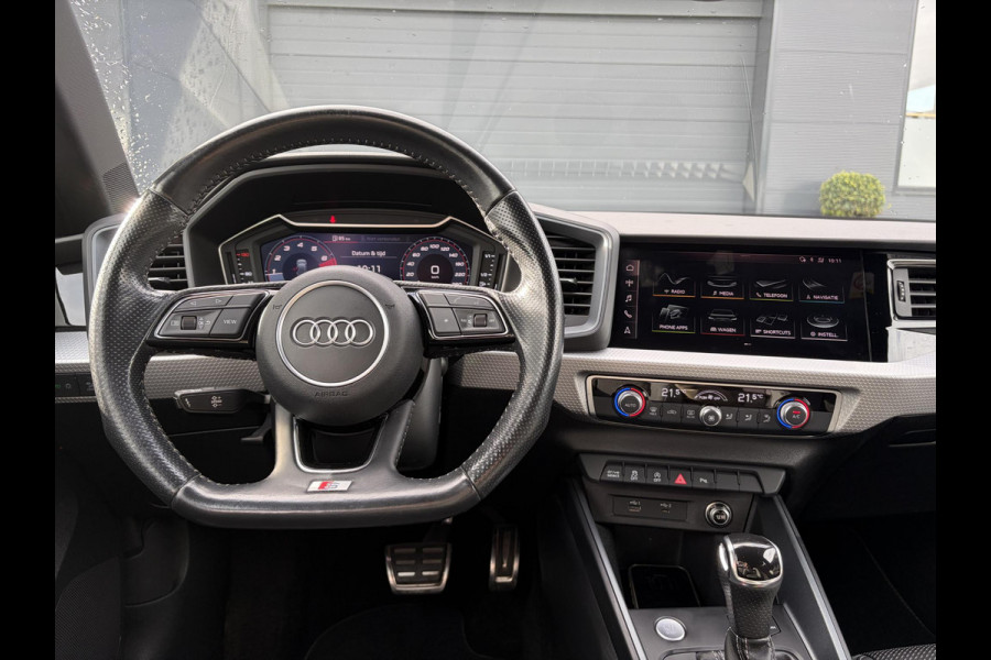 Audi A1 Sportback 40 TFSI Pro Line S ✓Virtual Cockpit✓Camera✓Carplay✓Leder✓200pk✓Automaat✓Keyless✓Clima✓Cruise✓Pdc V+A✓17'' Lm velgen✓N.A.P✓Apk tot 03-2028
