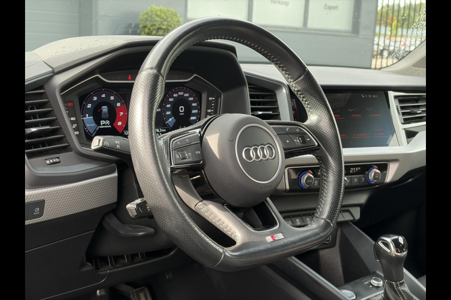 Audi A1 Sportback 40 TFSI Pro Line S ✓Virtual Cockpit✓Camera✓Carplay✓Leder✓200pk✓Automaat✓Keyless✓Clima✓Cruise✓Pdc V+A✓17'' Lm velgen✓N.A.P✓Apk tot 03-2028