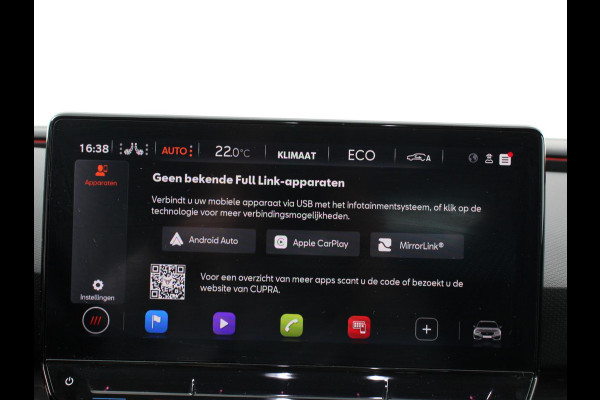 CUPRA Leon Sportstourer 1.4 e-Hybrid VZ 245 pk DSG Wegklapbare trekhaak Navigatie Apple CarPlay Android Auto Camera Parkeerhulp  Adaptive Cruise Control Dodehoekdetectie Stoel- en stuurverwarming Full Led Climate Control Lichtmetalen velgen