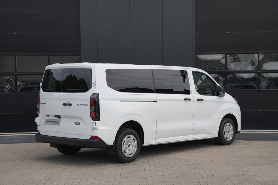 Ford Transit Custom 340 2.5 PHEV L2H1 Kombi Trend 9 zits - Navigatie - Privacy glass - Camera - Carplay - Cruise - Rijklaar