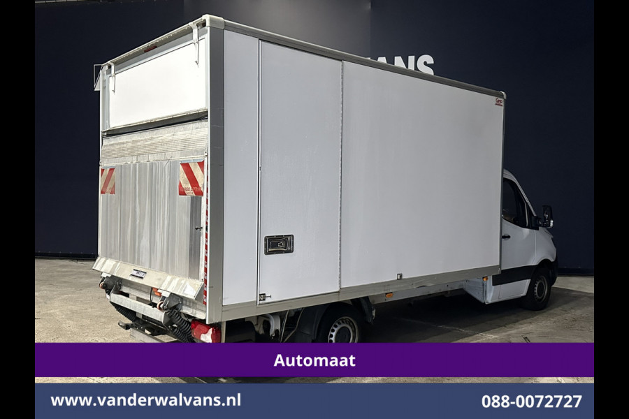 Mercedes-Benz Sprinter 315 CDI 150pk 9G-Tronic Automaat Bakwagen 22m3 KUUB Laadklep Zijdeur Euro6 Airco | LAT om LAT | Leder Bijrijdersbank