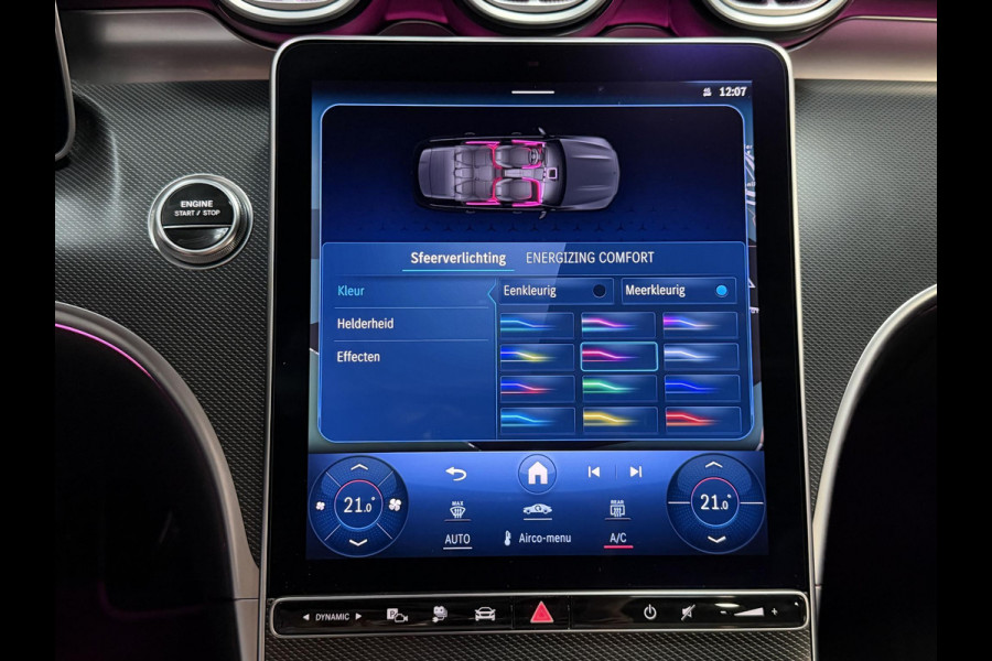 Mercedes-Benz C-Klasse Estate 300 e AMG Line 18"/SOH 97%/Panoramadak/Trekhaak/LED/Stoelverwarming/Sfeerverlichting/Elektrische klep/Apple Carplay & Android Auto