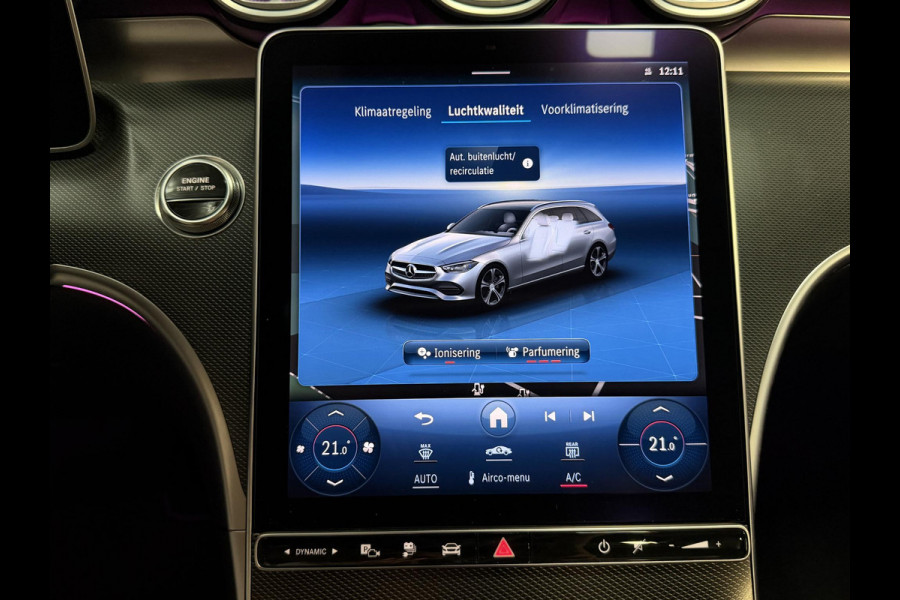 Mercedes-Benz C-Klasse Estate 300 e AMG Line 18"/SOH 97%/Panoramadak/Trekhaak/LED/Stoelverwarming/Sfeerverlichting/Elektrische klep/Apple Carplay & Android Auto