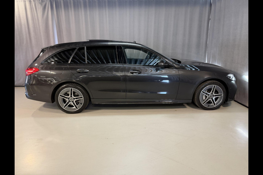 Mercedes-Benz C-Klasse Estate 300 e AMG Line 18"/SOH 97%/Panoramadak/Trekhaak/LED/Stoelverwarming/Sfeerverlichting/Elektrische klep/Apple Carplay & Android Auto