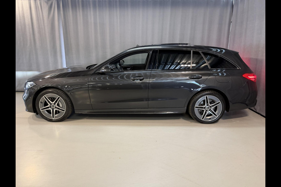 Mercedes-Benz C-Klasse Estate 300 e AMG Line 18"/SOH 97%/Panoramadak/Trekhaak/LED/Stoelverwarming/Sfeerverlichting/Elektrische klep/Apple Carplay & Android Auto
