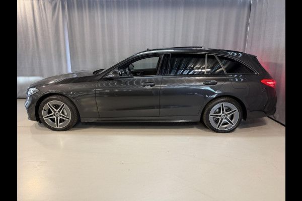 Mercedes-Benz C-Klasse Estate 300 e AMG Line 18"/SOH 97%/Panoramadak/Trekhaak/LED/Stoelverwarming/Sfeerverlichting/Elektrische klep/Apple Carplay & Android Auto
