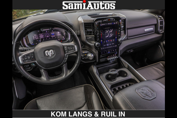Dodge Ram SPORT | MEEST VOLLE RAM | €69950,- excl | 5.7 V8 HEMI | LUCHTVERING | HUD | MWK | PANO | VOL DIGI SCHERMEN | NIGHT EDITION | DUBBELE CABINE | 5 PERSOONS | DC | CREW CAB | TOP STAAT | KLEUR: GRANITE NIGHT EDITION GEWELDIGE KLEUR |