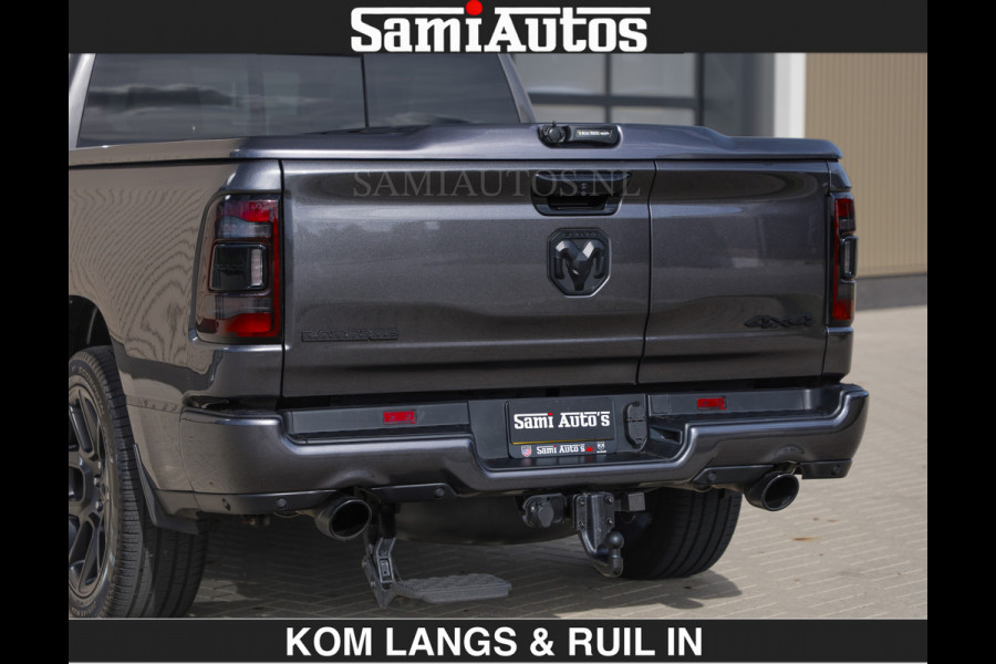 Dodge Ram SPORT | MEEST VOLLE RAM | €69950,- excl | 5.7 V8 HEMI | LUCHTVERING | HUD | MWK | PANO | VOL DIGI SCHERMEN | NIGHT EDITION | DUBBELE CABINE | 5 PERSOONS | DC | CREW CAB | TOP STAAT | KLEUR: GRANITE NIGHT EDITION GEWELDIGE KLEUR |