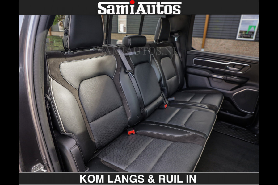 Dodge Ram SPORT | MEEST VOLLE RAM | €69950,- excl | 5.7 V8 HEMI | LUCHTVERING | HUD | MWK | PANO | VOL DIGI SCHERMEN | NIGHT EDITION | DUBBELE CABINE | 5 PERSOONS | DC | CREW CAB | TOP STAAT | KLEUR: GRANITE NIGHT EDITION GEWELDIGE KLEUR |
