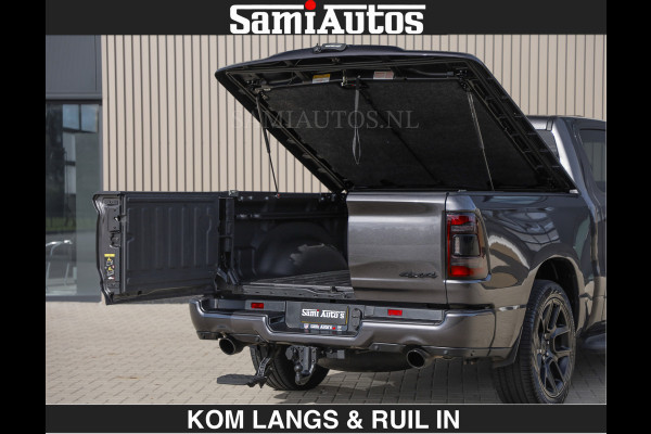 Dodge Ram SPORT | MEEST VOLLE RAM | €69950,- excl | 5.7 V8 HEMI | LUCHTVERING | HUD | MWK | PANO | VOL DIGI SCHERMEN | NIGHT EDITION | DUBBELE CABINE | 5 PERSOONS | DC | CREW CAB | TOP STAAT | KLEUR: GRANITE NIGHT EDITION GEWELDIGE KLEUR |