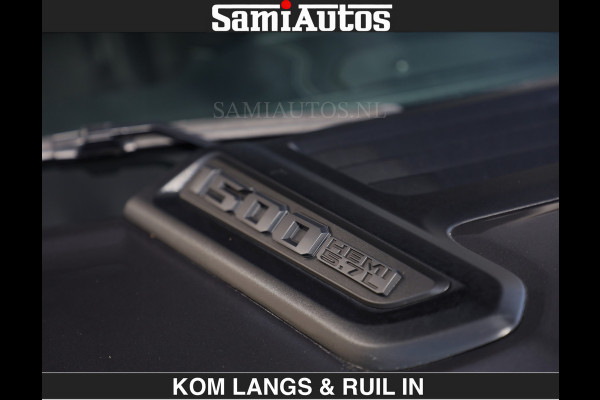 Dodge Ram SPORT | MEEST VOLLE RAM | €69950,- excl | 5.7 V8 HEMI | LUCHTVERING | HUD | MWK | PANO | VOL DIGI SCHERMEN | NIGHT EDITION | DUBBELE CABINE | 5 PERSOONS | DC | CREW CAB | TOP STAAT | KLEUR: GRANITE NIGHT EDITION GEWELDIGE KLEUR |