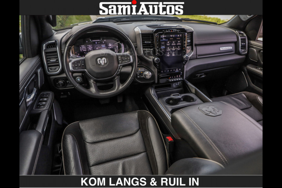 Dodge Ram SPORT | MEEST VOLLE RAM | €69950,- excl | 5.7 V8 HEMI | LUCHTVERING | HUD | MWK | PANO | VOL DIGI SCHERMEN | NIGHT EDITION | DUBBELE CABINE | 5 PERSOONS | DC | CREW CAB | TOP STAAT | KLEUR: GRANITE NIGHT EDITION GEWELDIGE KLEUR |
