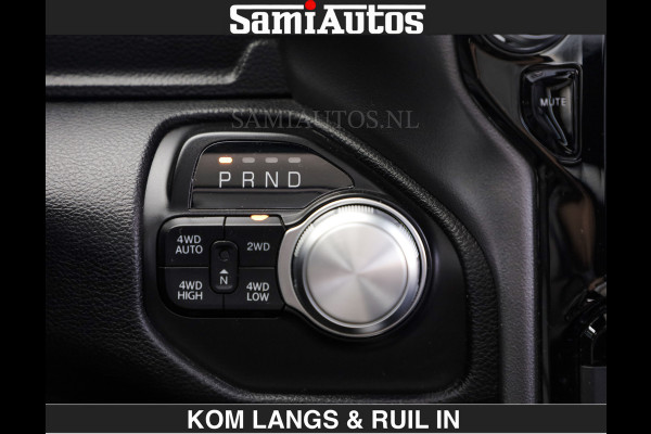 Dodge Ram SPORT | MEEST VOLLE RAM | €69950,- excl | 5.7 V8 HEMI | LUCHTVERING | HUD | MWK | PANO | VOL DIGI SCHERMEN | NIGHT EDITION | DUBBELE CABINE | 5 PERSOONS | DC | CREW CAB | TOP STAAT | KLEUR: GRANITE NIGHT EDITION GEWELDIGE KLEUR |